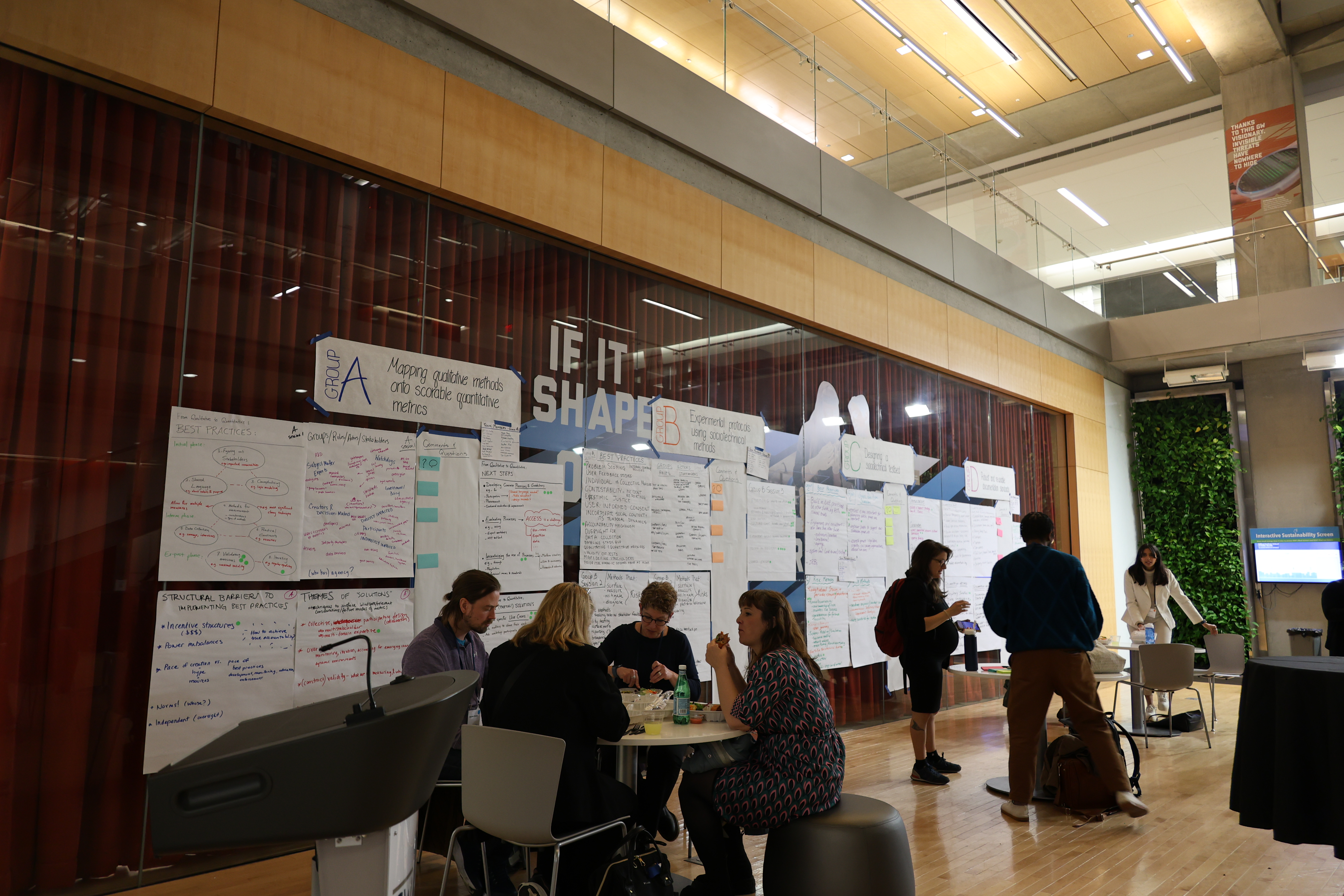 Workshop attendees in the Science & Engineering Hall