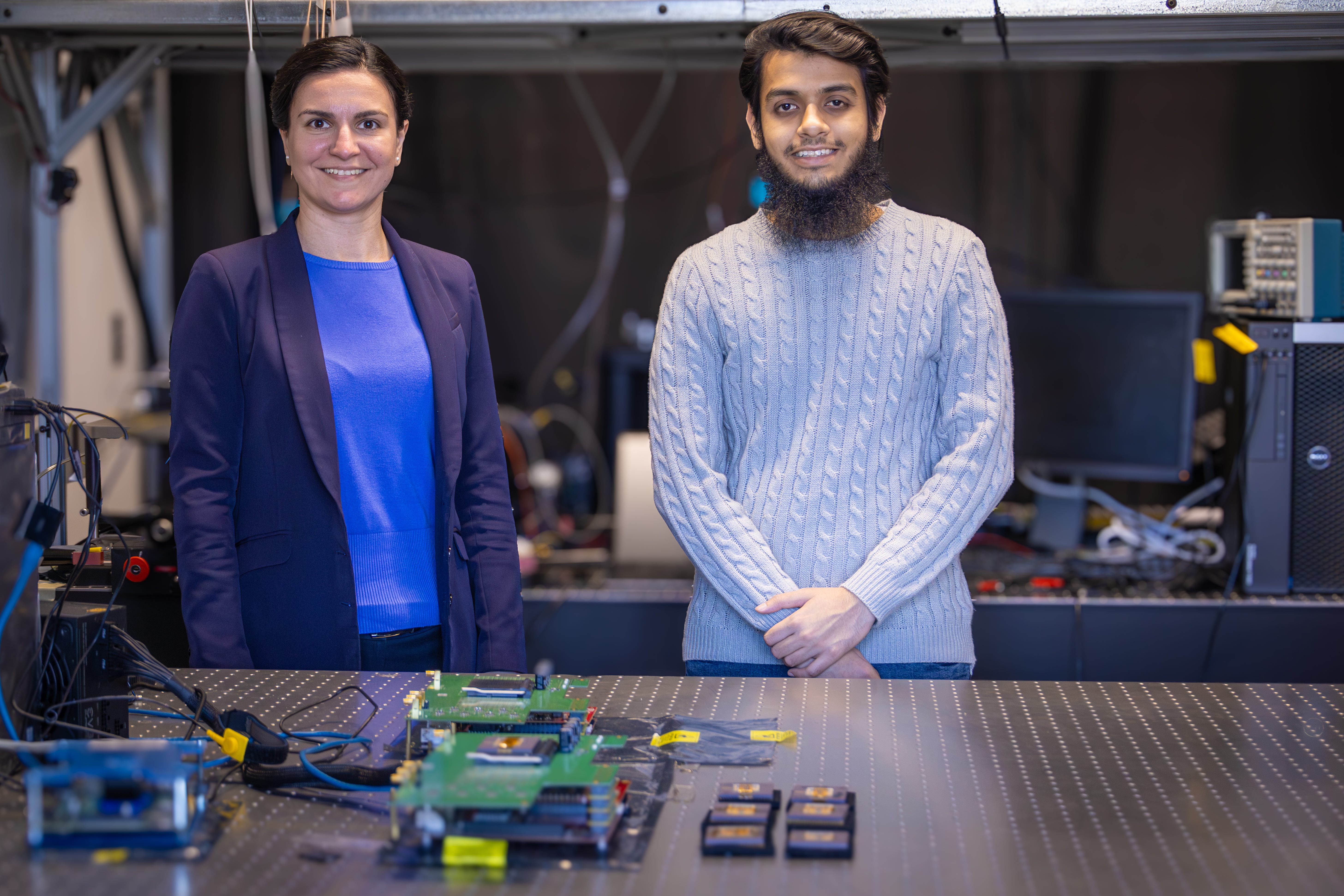 Prof. Gina Adam and Osama Yousuf
