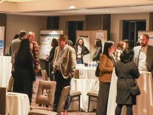 GW TAI reception attendees networking