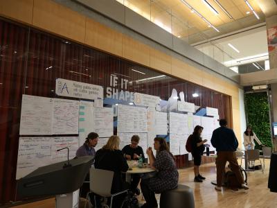 Workshop attendees in the Science & Engineering Hall