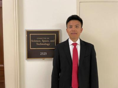 Professor Peng Wei at Capitol Hill
