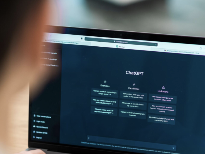 A screenshot of the ChatGPT interface