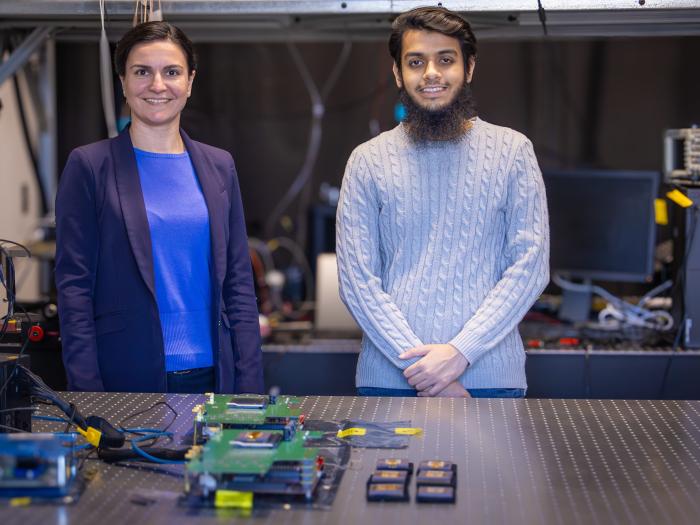 Prof. Gina Adam and Osama Yousuf