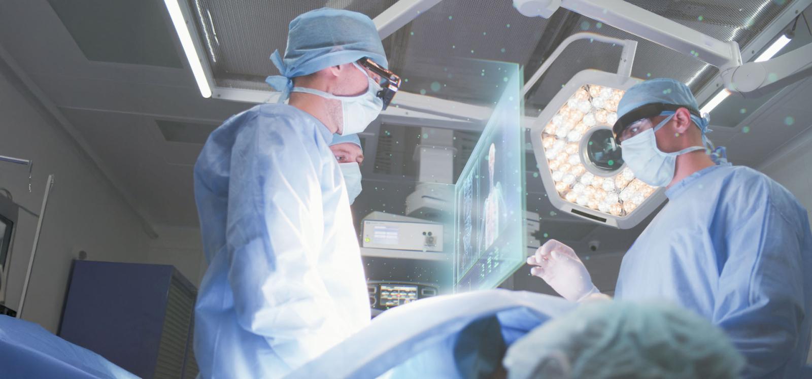 surgeons in operation room 