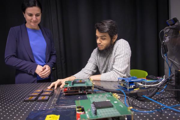 Prof. Gina Adam and Osama Yousuf